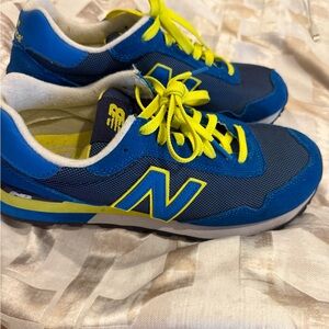 New Balance Blue and Yellow Sneakers
